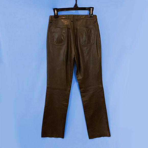 Vintage Banana Republic Leather Pants - Picture 2 of 6